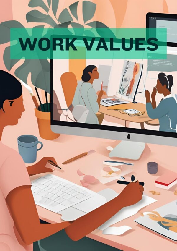 WORK VALUES CARDS & BOARD